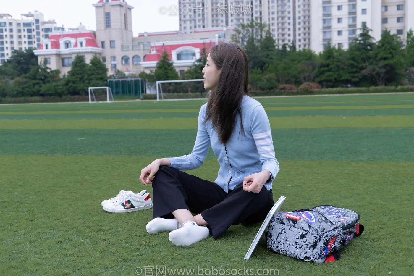 [BoBoSocks袜啵啵]NO.021 泡芙-板鞋、白棉袜、裸足 [131P]插图7